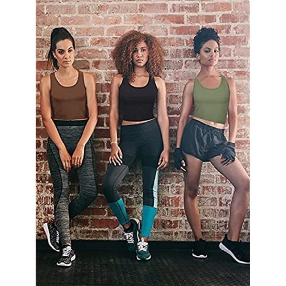 4 Pieces Basic Crop Tank Tops Sport - Picture 7 of 7